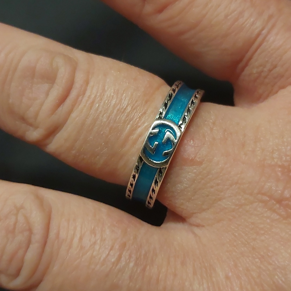 Authentic Gucci Men's Solid Sterling Silver and B… - image 5